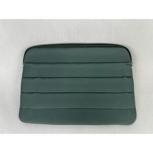 Anecdote 13" Laptop‎ Case Quilted Puffer Sleeve Hunter Green NEW No Tags